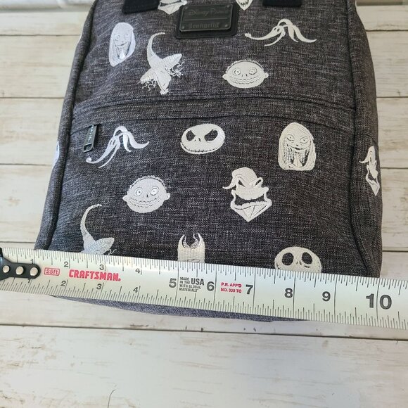 Disney Loungefly Nightmare Before Christmas Embroidered Backpack Halloween - Picture 5 of 9